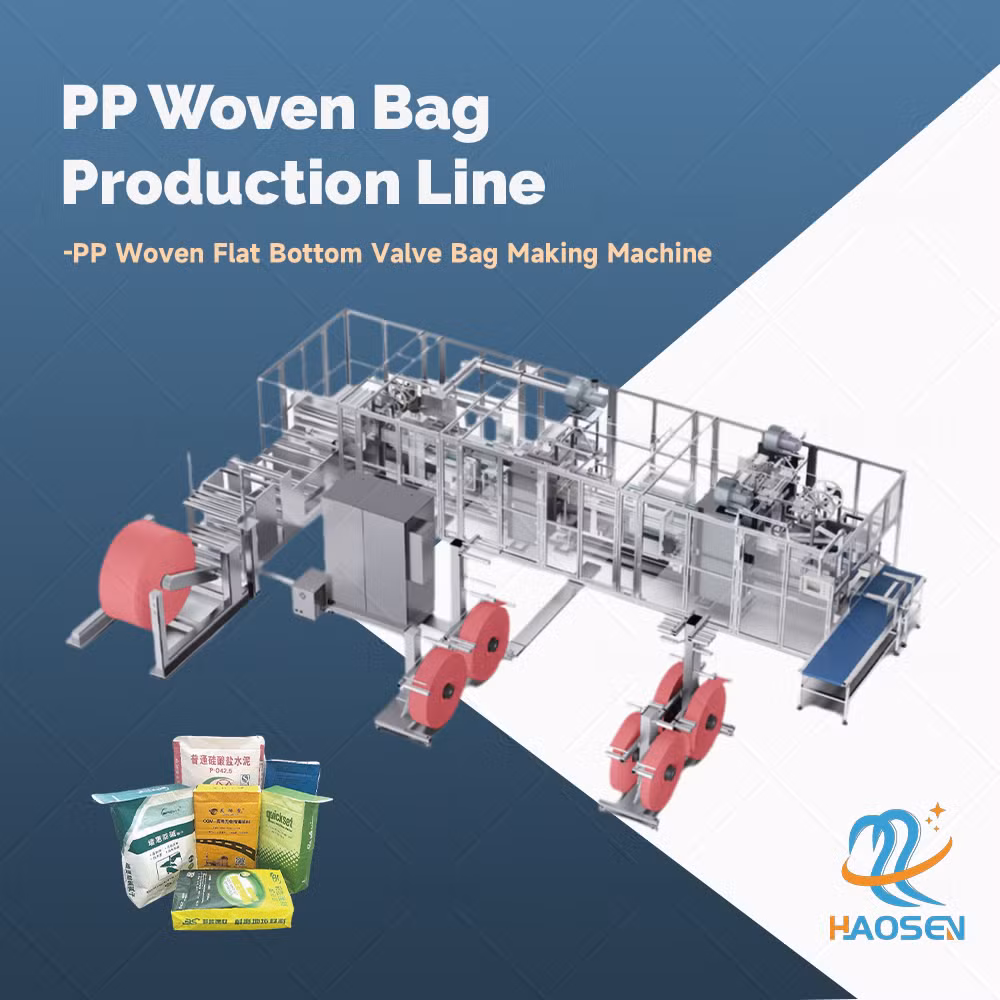 Virgin Plastic High Speed Twin Screw Pelletizing Line Industrial Valve Bag Making Machine