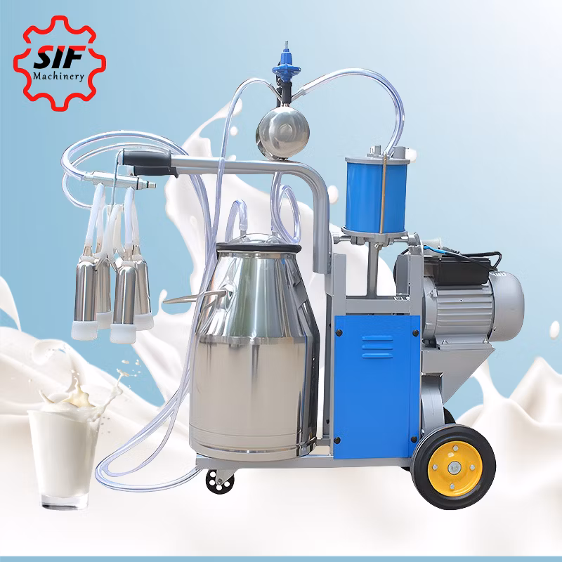 Powerful Electric Cow / Goat Milking Machine 25L Cow Milking Machine Best Price Portable Milking Machine Milk Machine