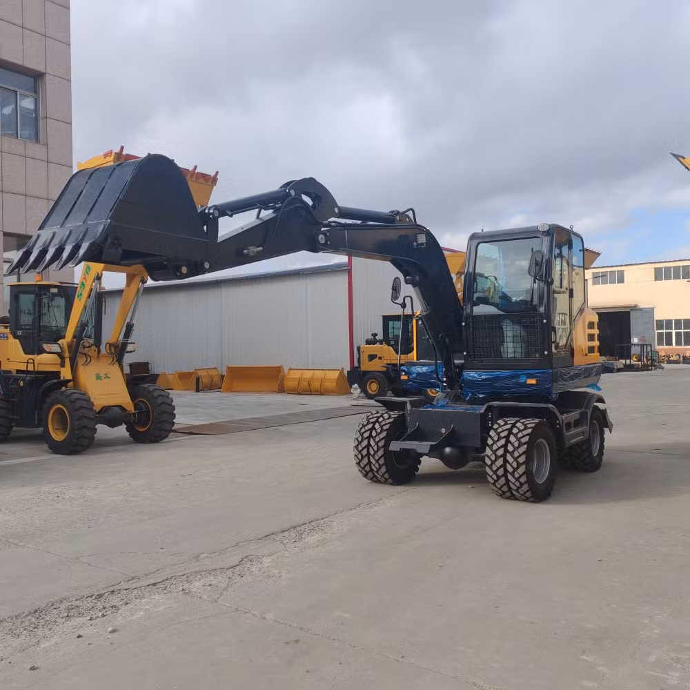 Powerful K85W with Advanced Hydraulic Excavator System for Heavy Machinery G4 Wheel Excavator