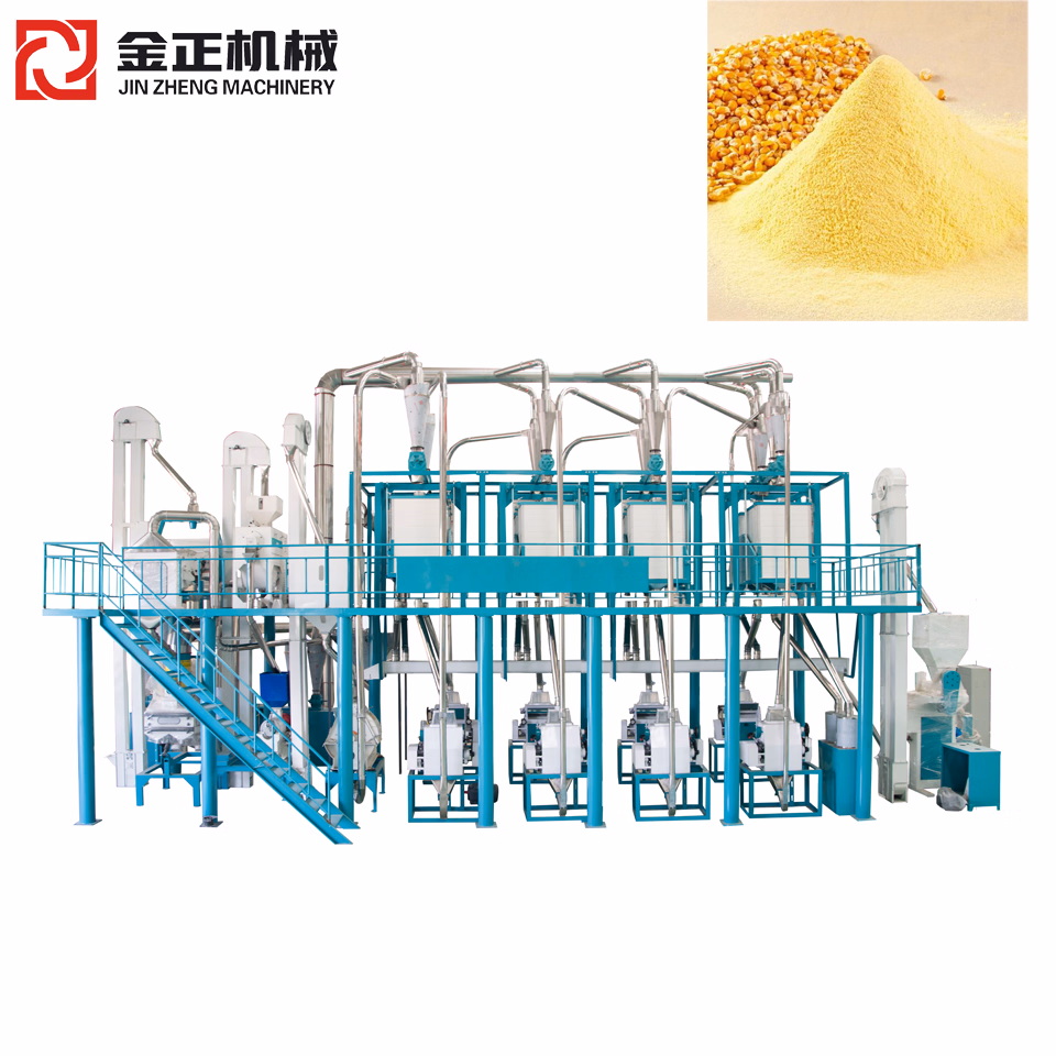 10-500 Ton Automatic Commercial Maize Grinding Machine Corn Mill Grinder Corn Meal Mill Corn Peeling Machine Maize Flour Milling Machine
