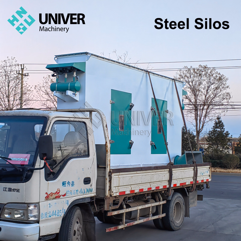 5000 Ton Flat Bottom Galvanized Feed Silo for Wheat and Corn Storage