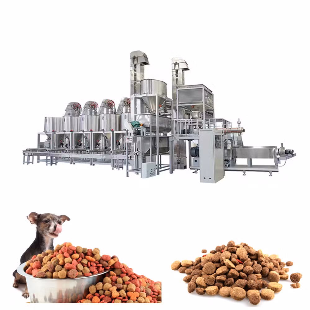 Animal Pet Dog Cat Cattle Cow Horse Floating Sinking Fish Feed Food Processing Making Extruder Machine