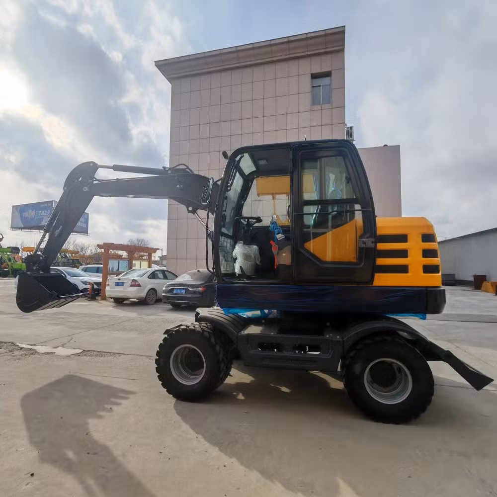 Environmentally Friendly K85W with Advanced Excavator Technology Eco Wheel Excavator
