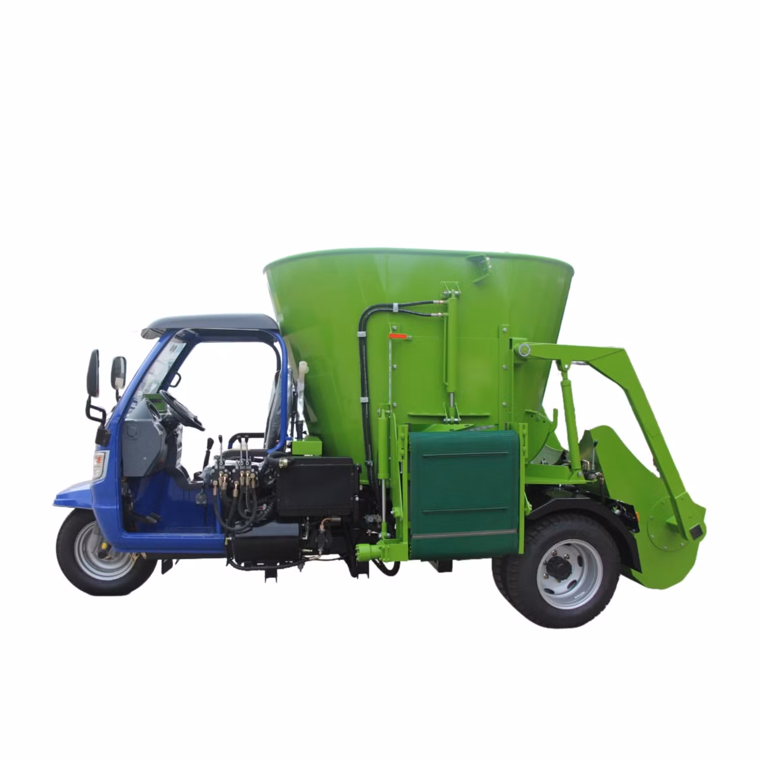 Portable Self-Propelled Tmr Mixer for Cattle Cow Feeding New Condition Jointtech Brand Model Mitmr-04c