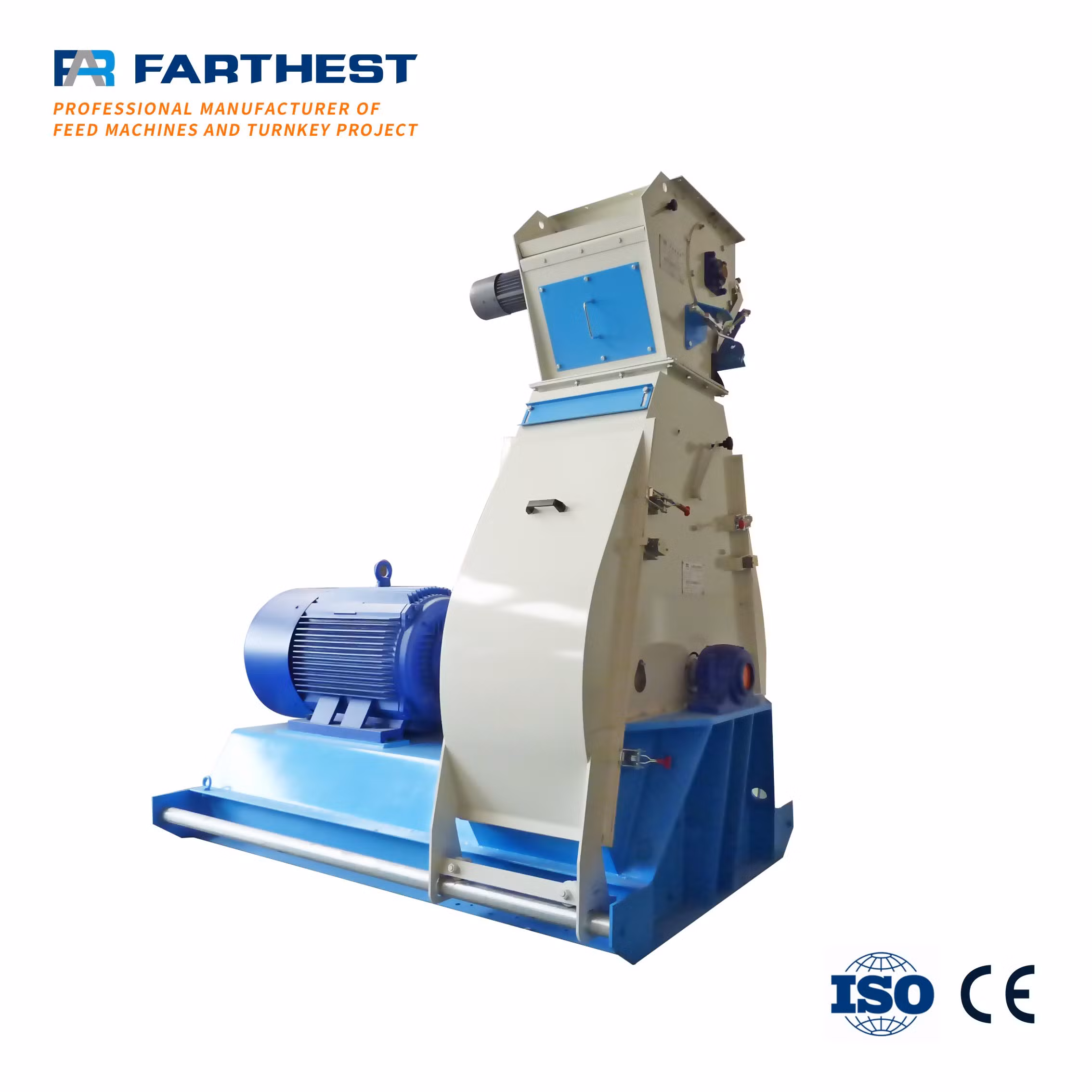 Farthest Large Scale Pig Feed Crusher Hammer Mill for Powder Making