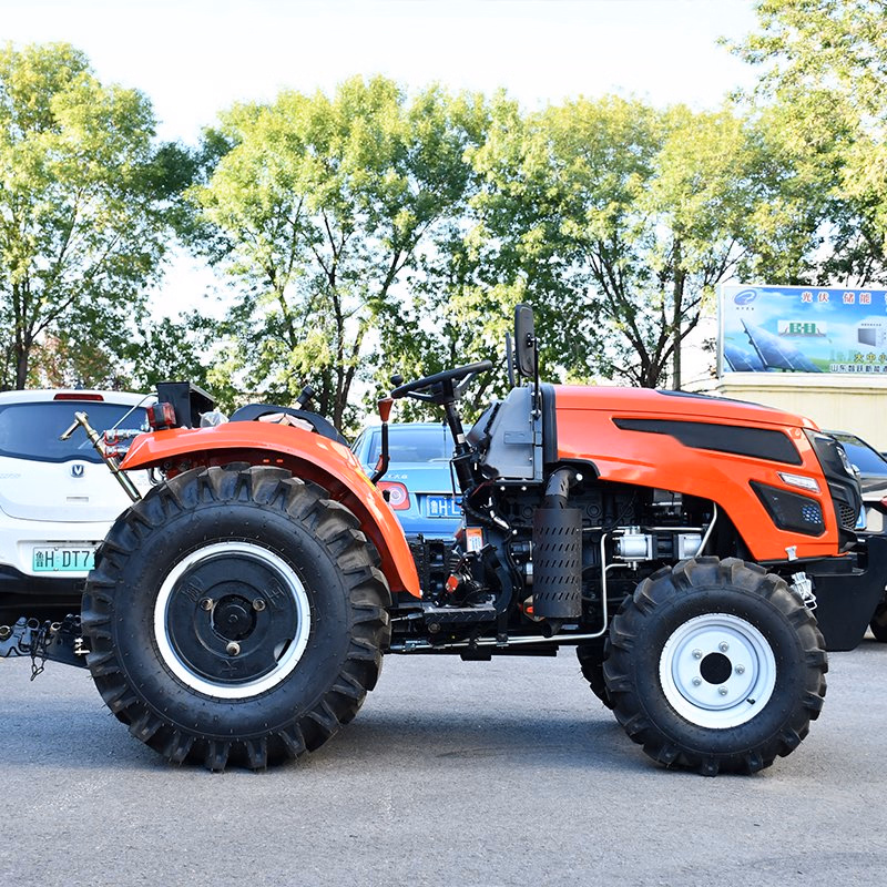 New Farming Euro 5 CE EPA Engine 50HP 100HP 120HP Rotary Tiller Ditching Motoculteur Four-Wheeled Tractor