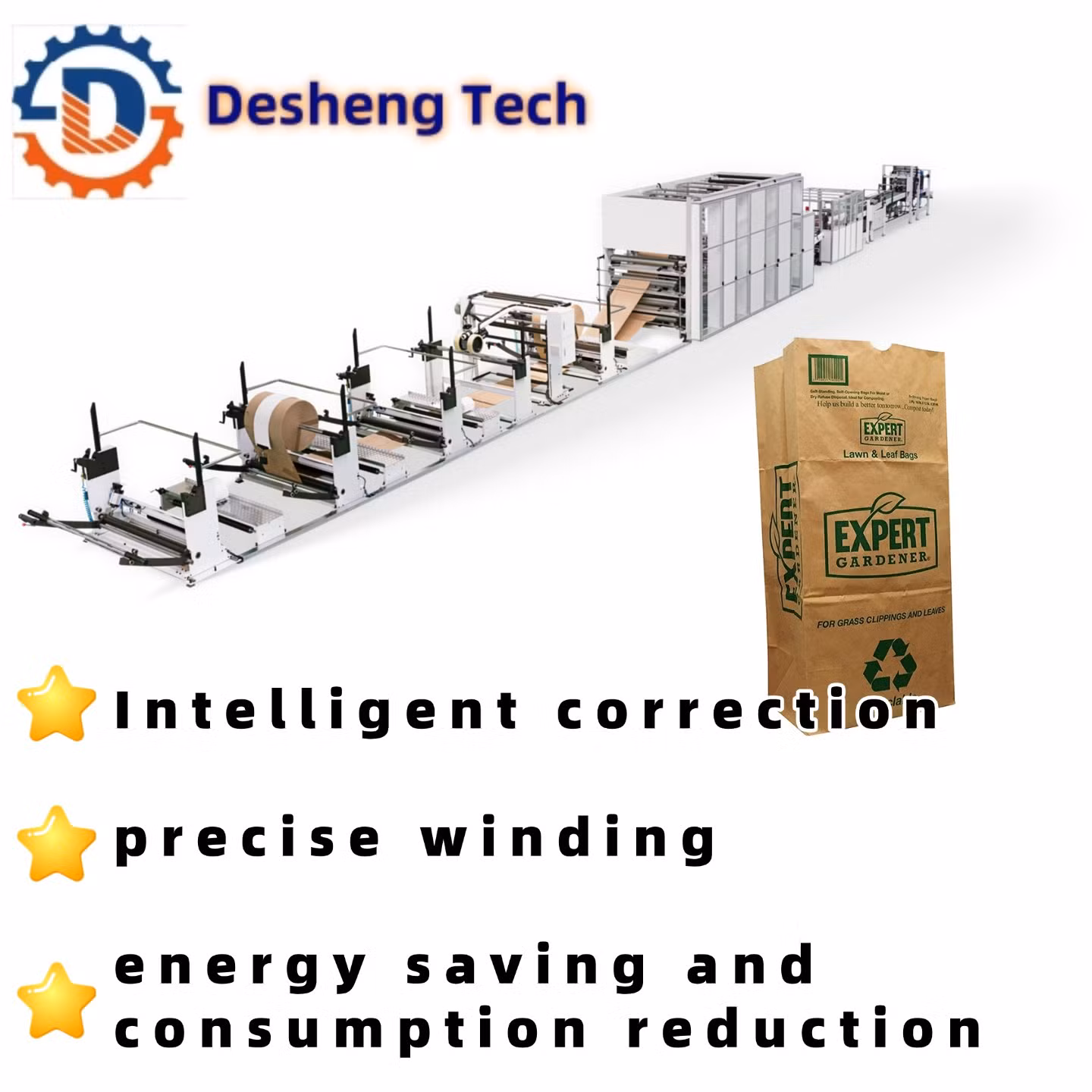 Large - Scale Bottom - Pasting Machine Production Line with Open Electrical Cabinet for Inspection