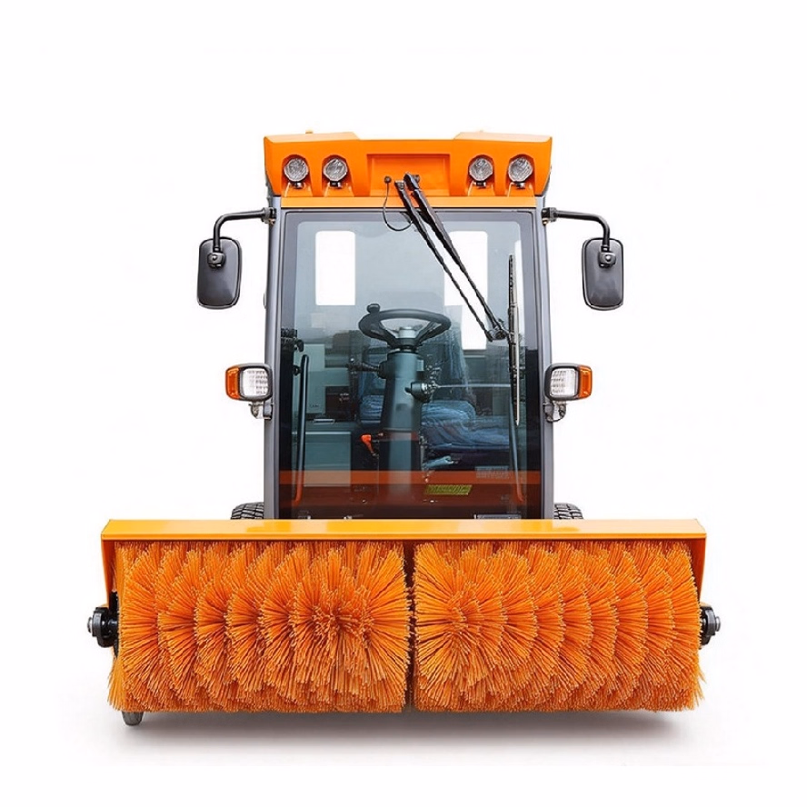 New Product Durable Compact Cold-Resistant Snow Removal Cleaning Sweeper Vehicle for Parks