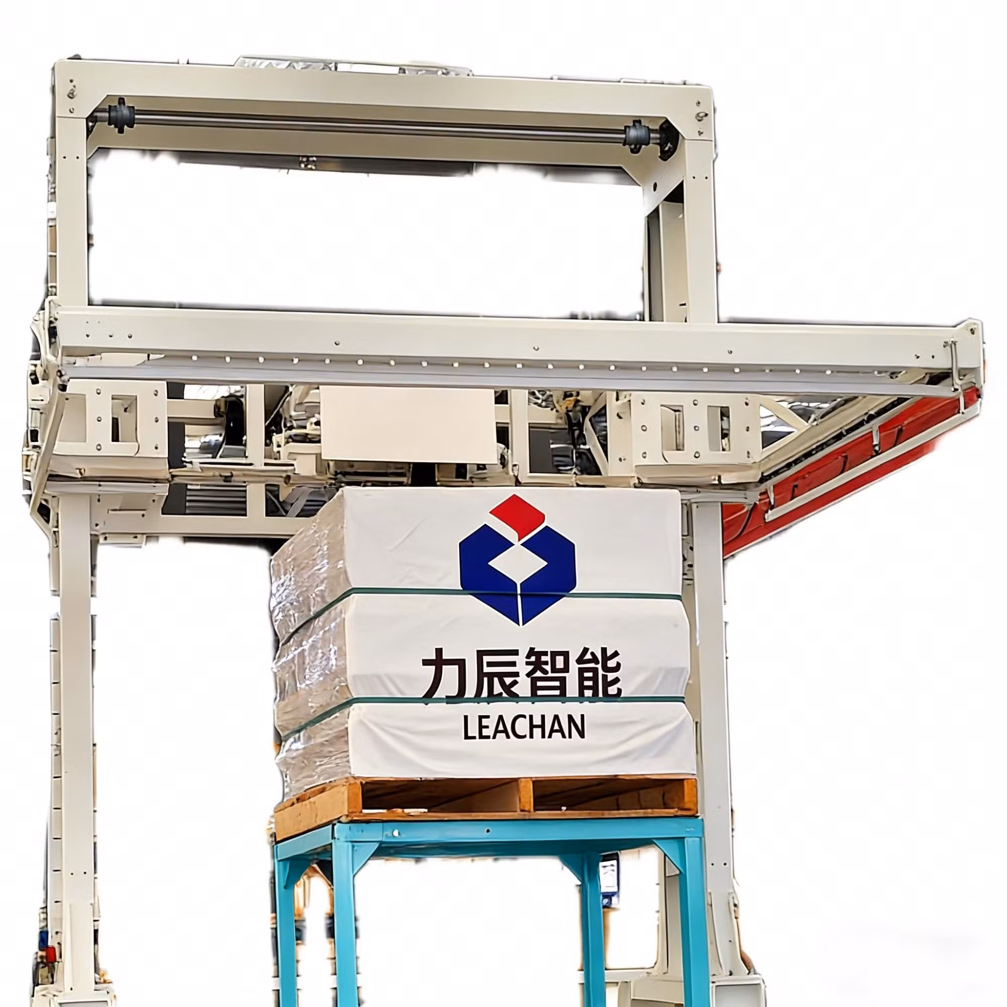 Advanced Fully Automatic Horizontal Pallet Strapping and Bundling Machine