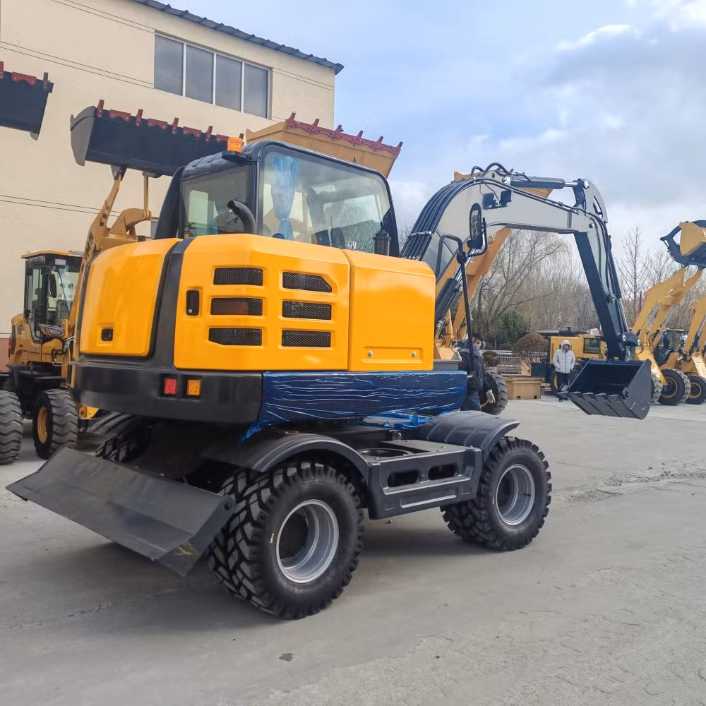 High-Performance K85W Powerful Hydraulic Excavator for Heavy Duty Work Wheel Excavator