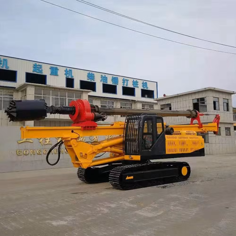 Hydraulic Rotary Drilling Machine Drilling 15 Meters Depth 180 Degree Rotary Drilling Rig