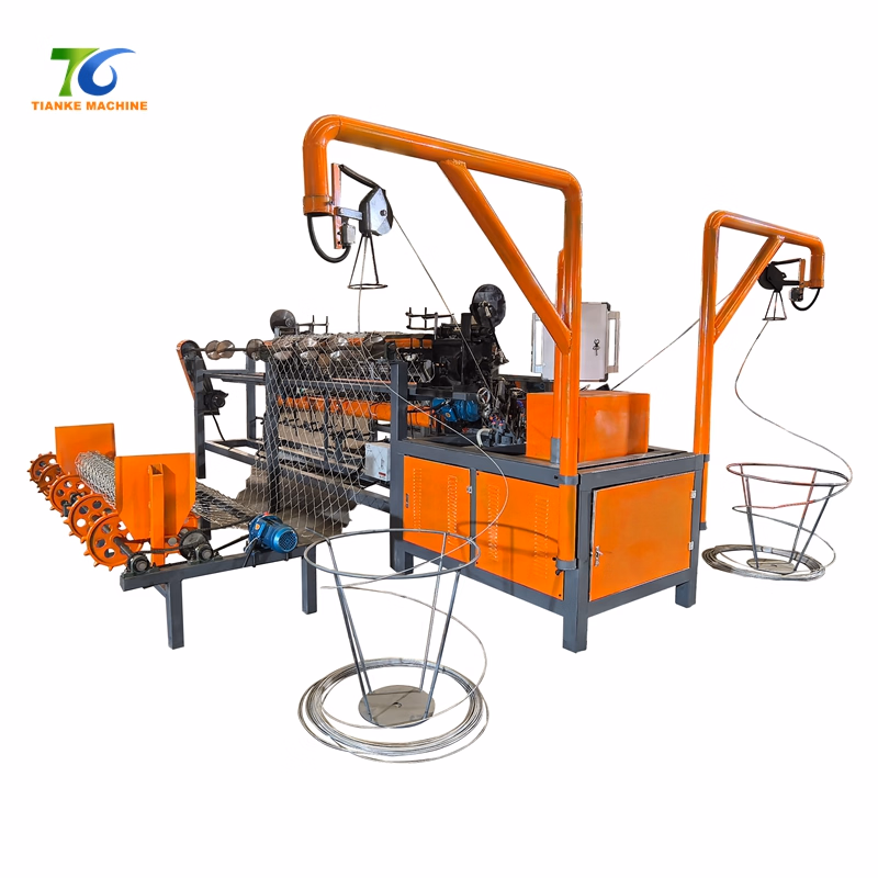 Home Use Chain Link Wire Fence Netting Weaving Machine Wire Mesh Machine