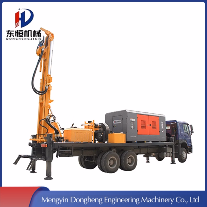 Ground Source Heat Pump Drilling Rig 180m Deep Pneumatic Water Well Drilling Rig Manufacturer