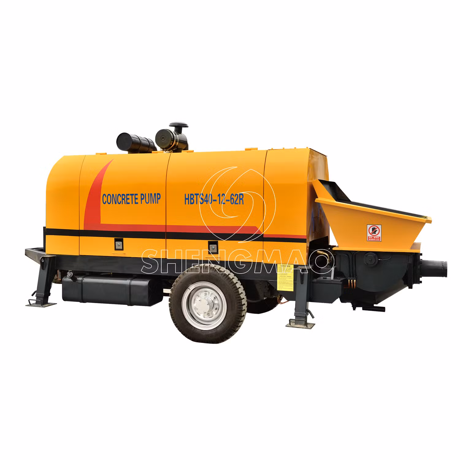 Shengmao Hot Sale 10m3/H 20m3/H 30m3/H 40m3/H Portable Concrete Pump Factory Price