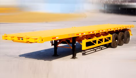 Brand New 3 Axle Container Flatbed Semi-Trailer