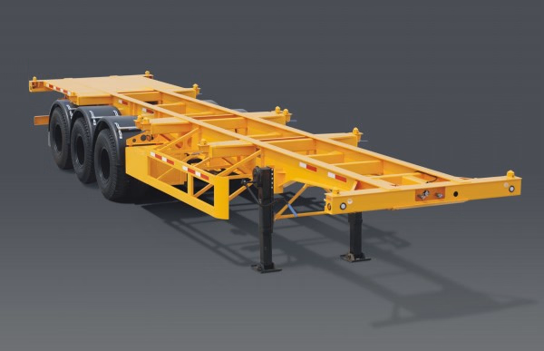 Cimc 40′ Skeleton Flatbed Semi Trailers with Good Price
