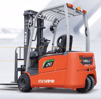 Top Brand Heli 1.5-2t G3 Series Front Wheel Dual Drive Lithium Battery Truck Three Wheel Forklift Cpd20sq Automatic Transmission