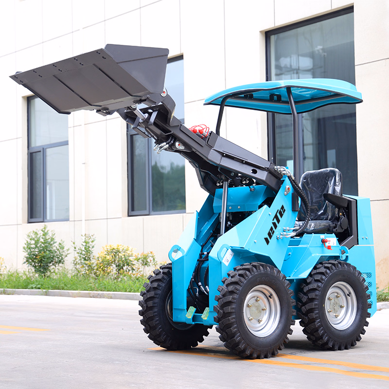 Customized Wheel Compact Mini Skid Steer Loader Skid Steer Loader with Attachments Use for Farm Garden
