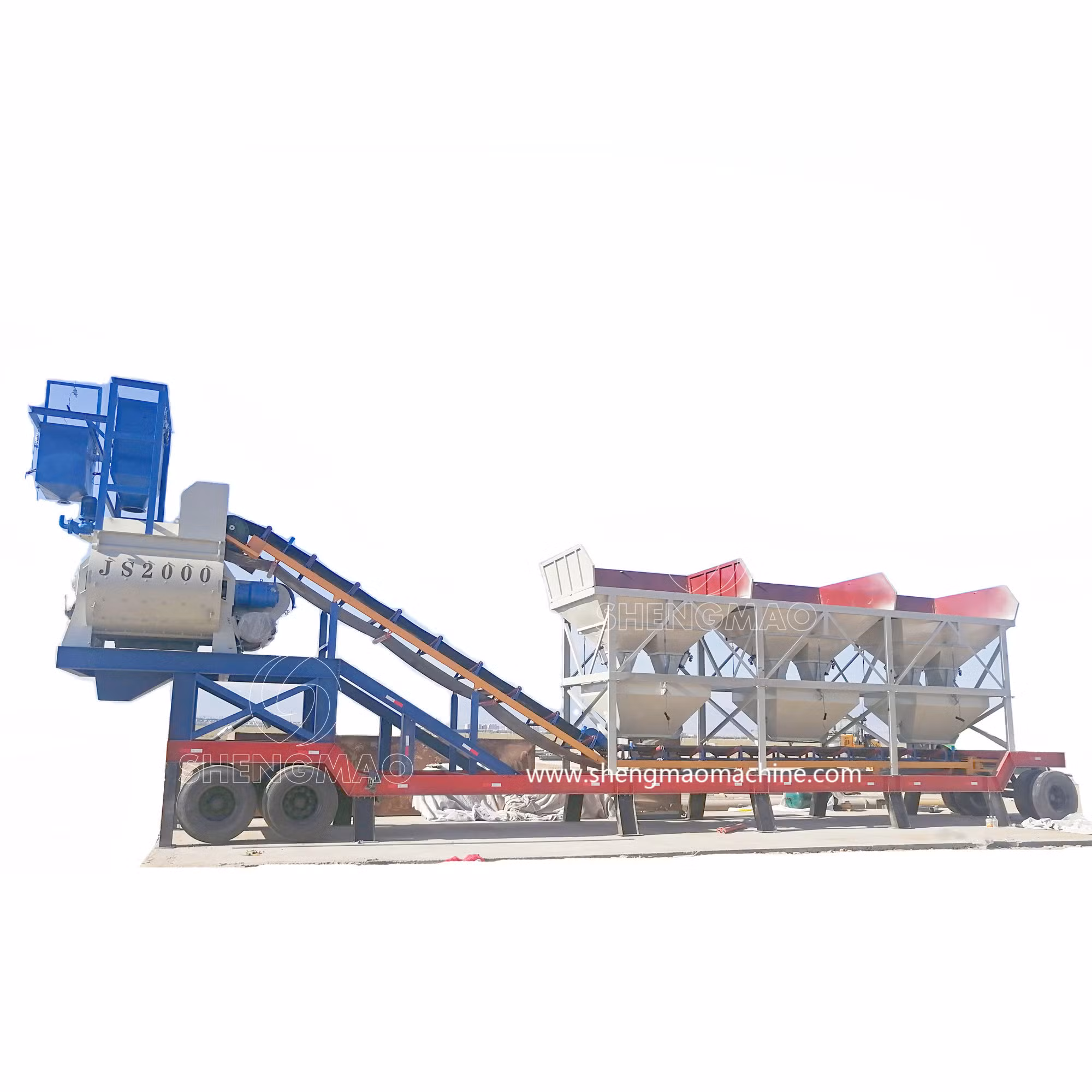 25-75m3/H Small Mini Portable Ready Mixed