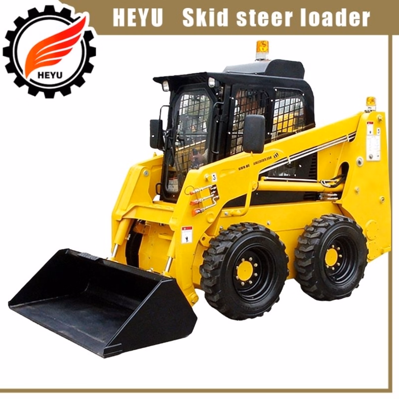Heavy Duty Mini Skid Steer Loader for Farm Land Leveling Construction Work