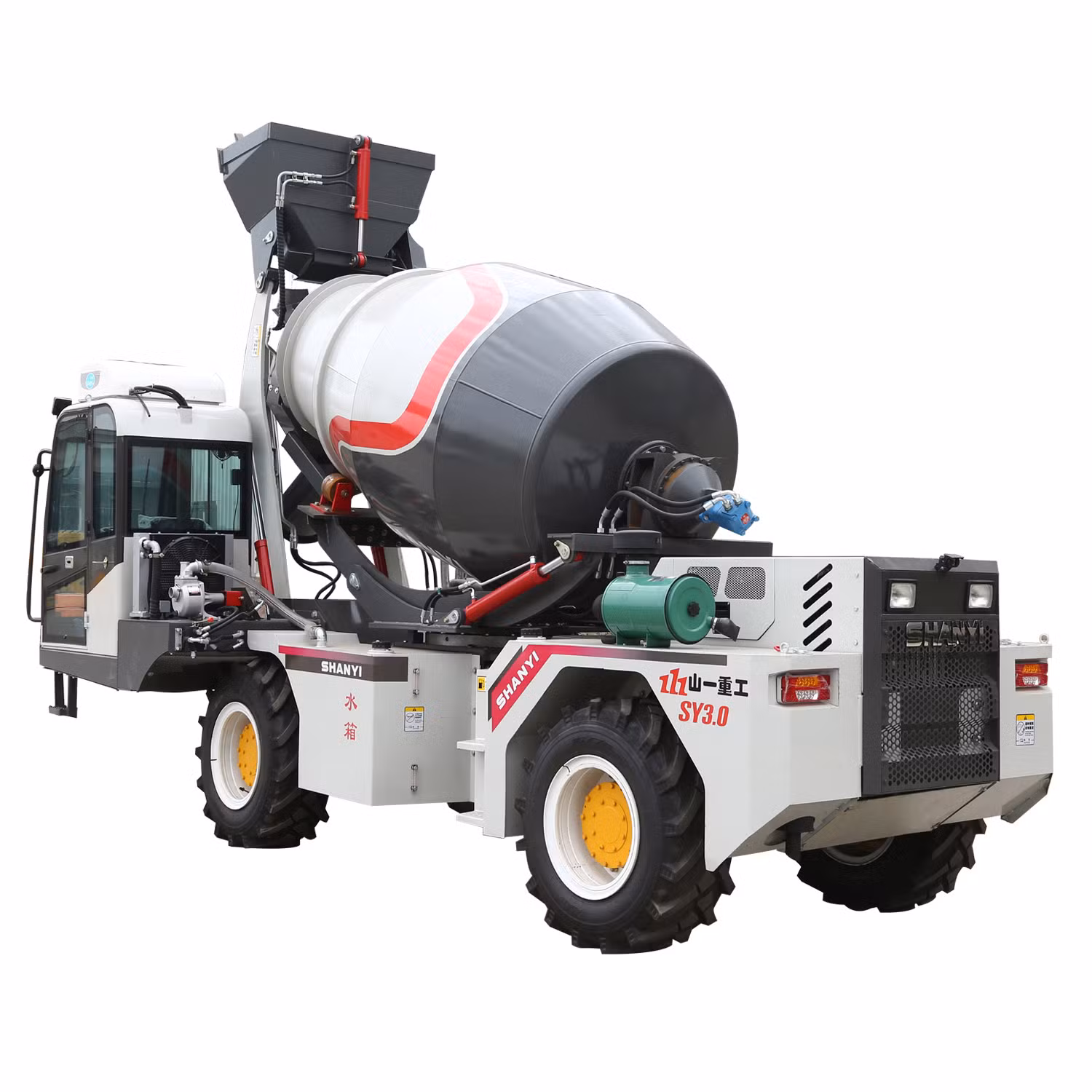 Mini Self Propelled Hydraulic Concrete Batch Mixer Truck