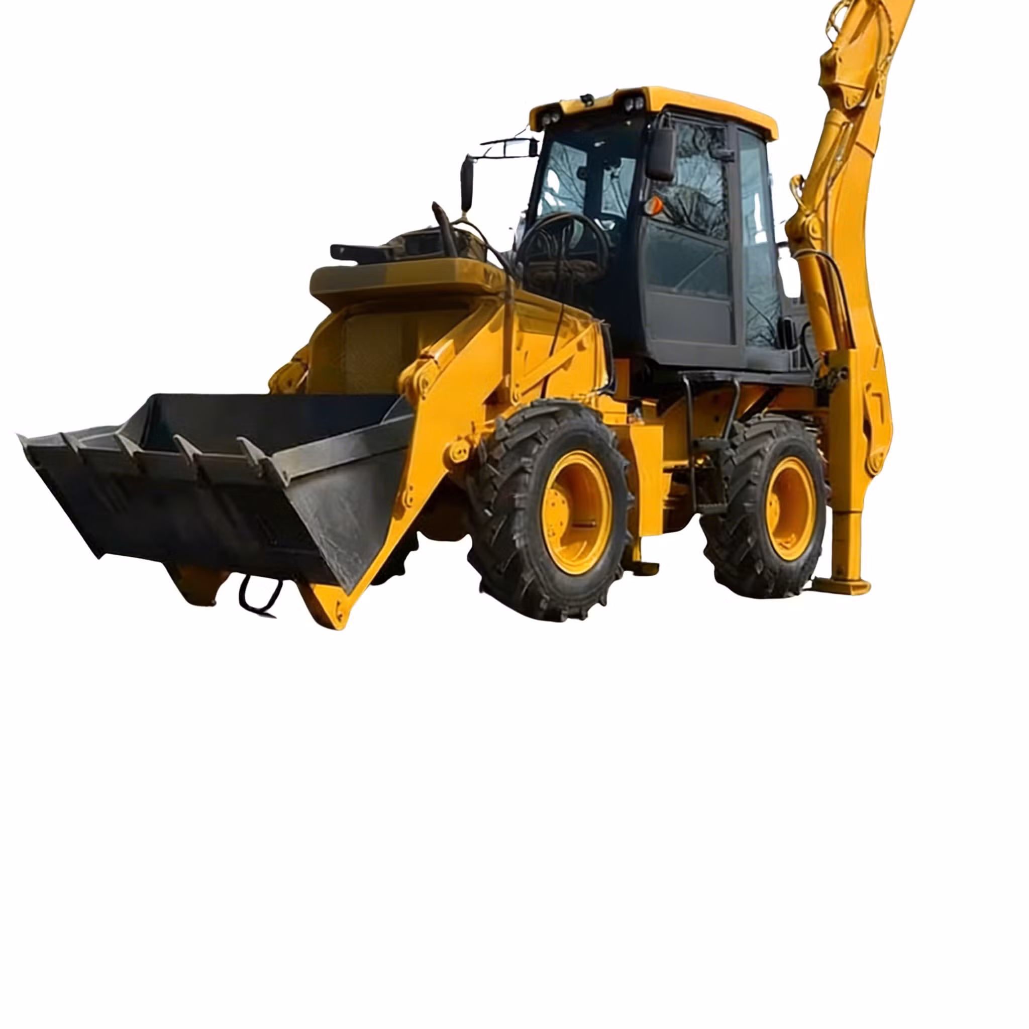Efficient Backhoe Loader with Ergonomic Design for User Comfort Backhoe Loader Versatile Backhoe Loader Excavator Loader Multifunctional Backhoe