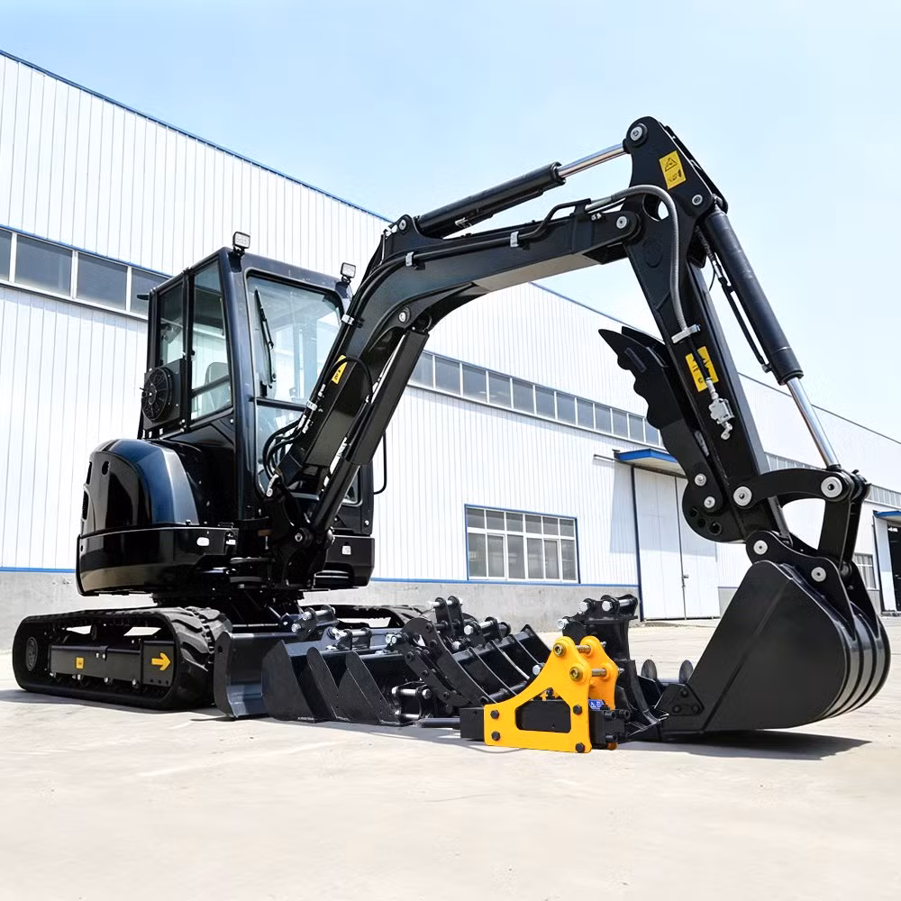 Freeshipping 3.5ton Mini Excavator Manufacturer 1t 1.5t 2t 3t Mini Digger Excavators Mini Bagger 1ton 2ton 3ton for Sale Factory Price