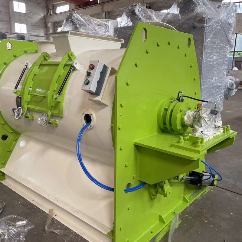 The Mixing Mortar Factory Produces and Manufactures Ceramic Adhesives Gravityless Double-Axis Mixers