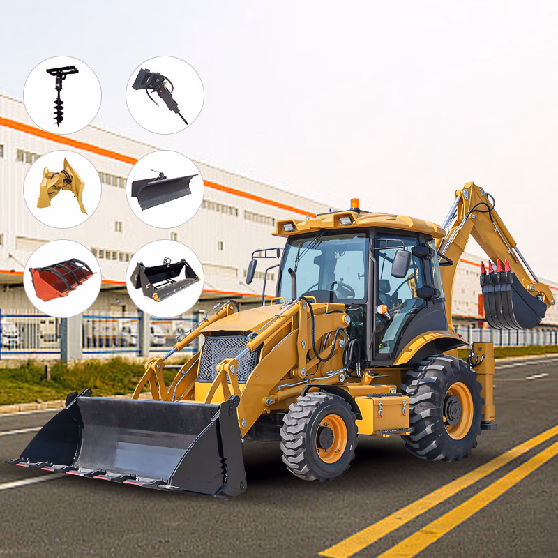 Earth-Moving Machinery Backhoe Loader Mini Excavator Backhoe Loader Tractor