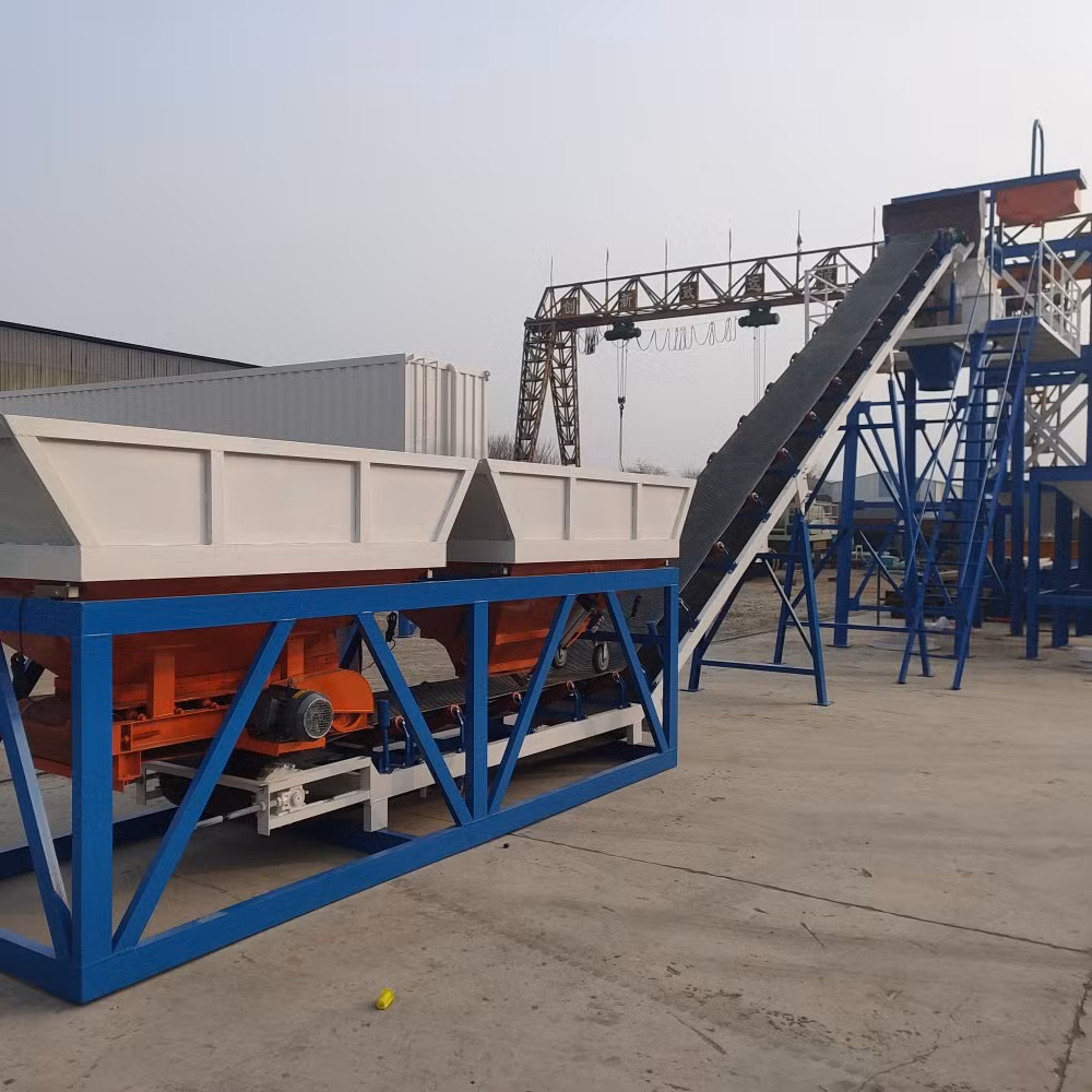 Low Cost 25m3/H Small No Foundation Concrete Mixing Batching Plant Price