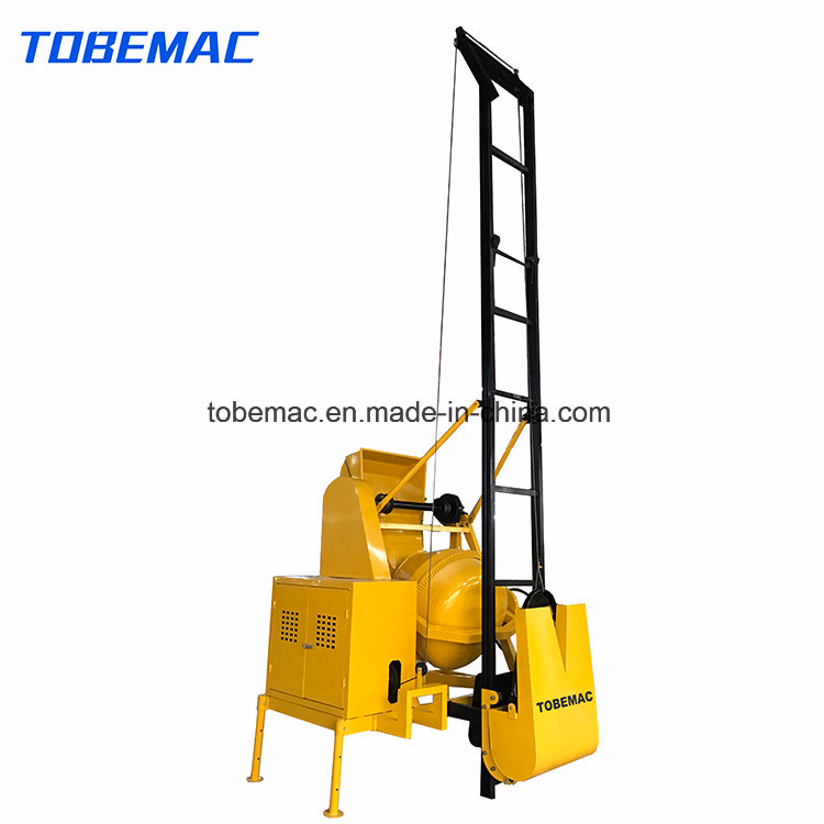 400L Discharge Capacity Large Volume Continuously Self-Loading Concrete Mixer with Lift
