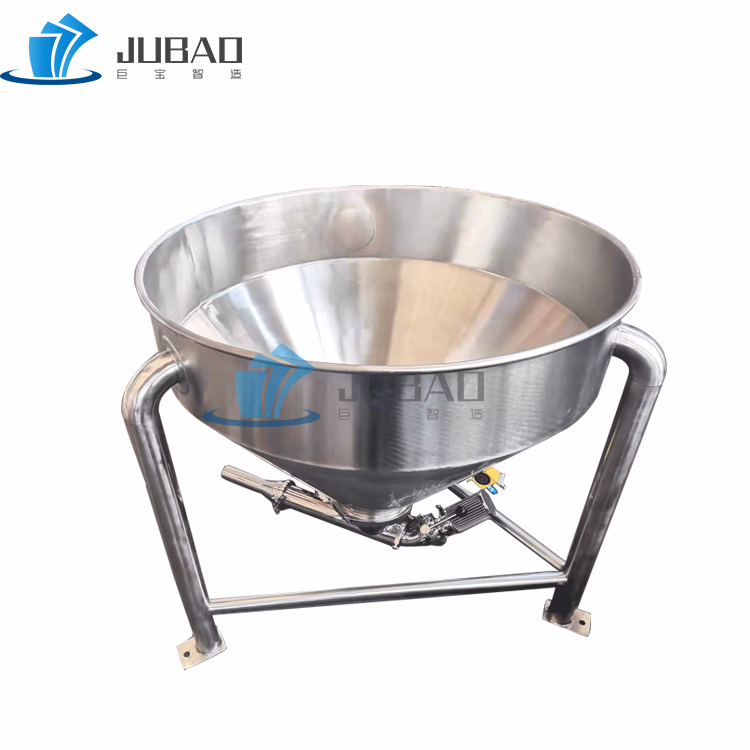 500L Stainless Steel Intermediate Bulk Powder Transition Hopper