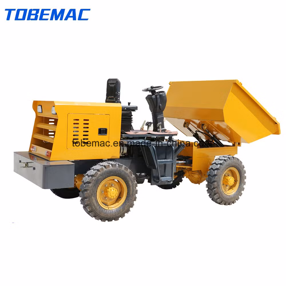 Construction Building Machinery Quick Rear Dumping Self Loading Mini Site Dumper