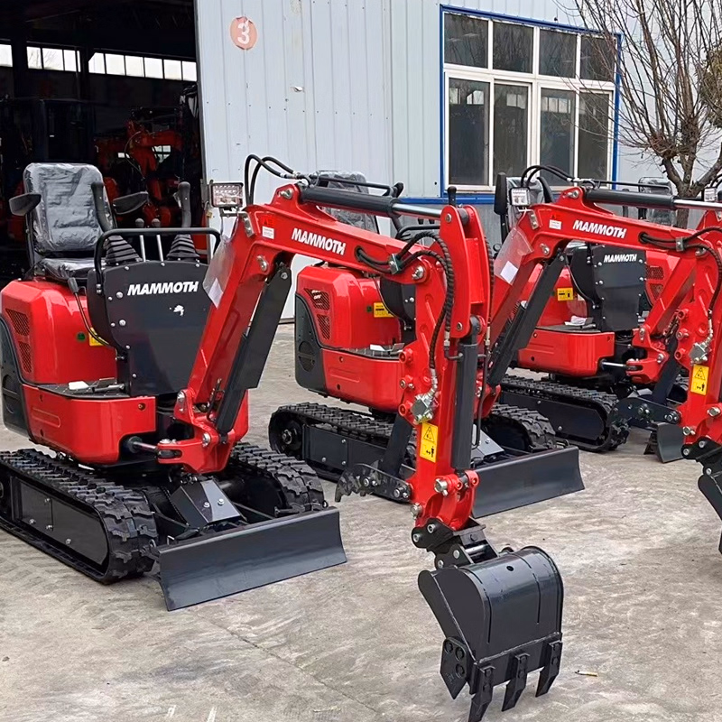 Chinese New Mini Crawler Digger Excavator Machine Minibagger CE EUR EPA Engine Ton Mini Excavator