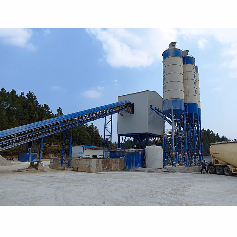 Automatic Control Centrale a Beton 120 M3/H Stationary Concrete Mixing Batching Plant