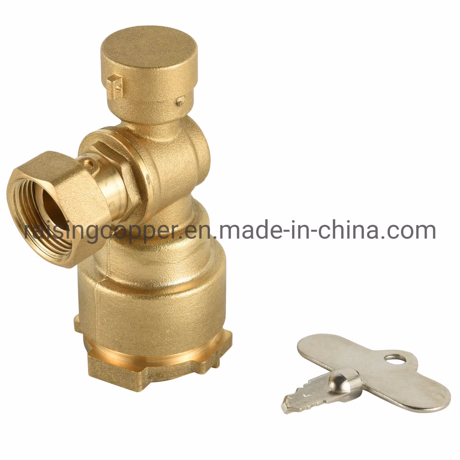 Brass Lockable Ball Valve with a Special Key