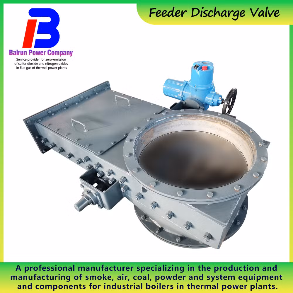 304 Stainless Steel Single Gate Plate Coal Gate DN600 Pneumatic Actuator Wear-Resistant Seal