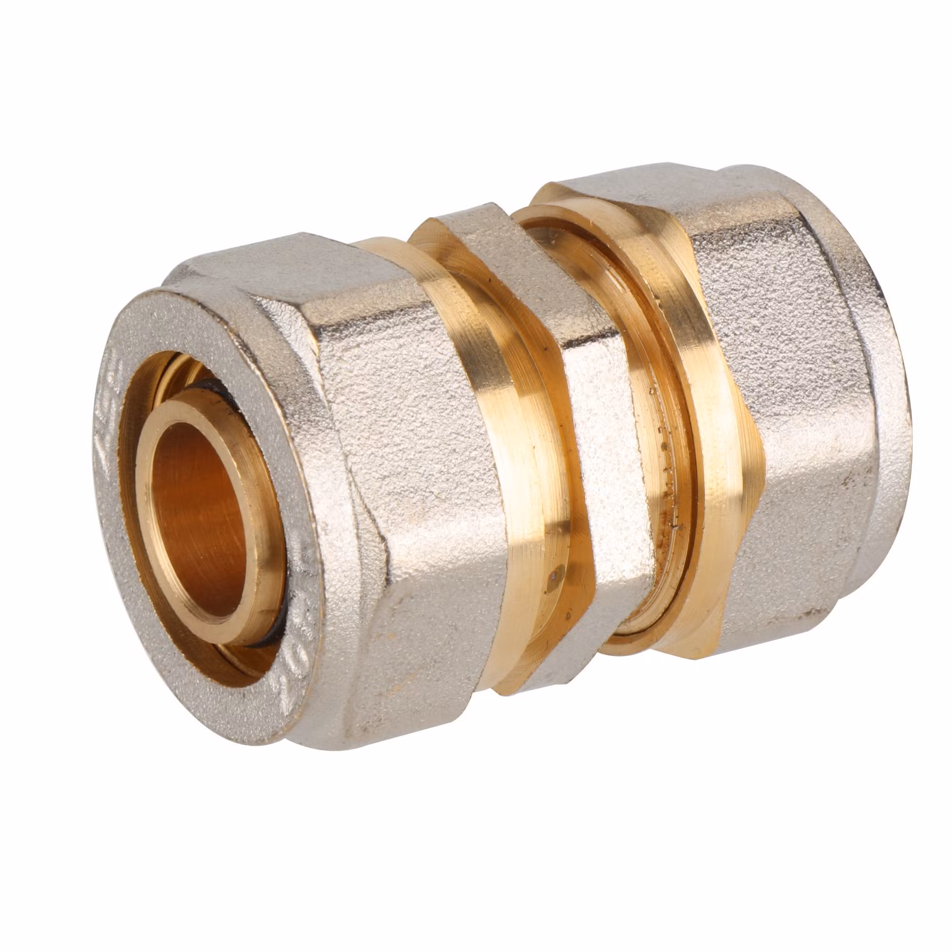 Brass Female Compression Connector Coupling Straight Pex Pipe Fitting