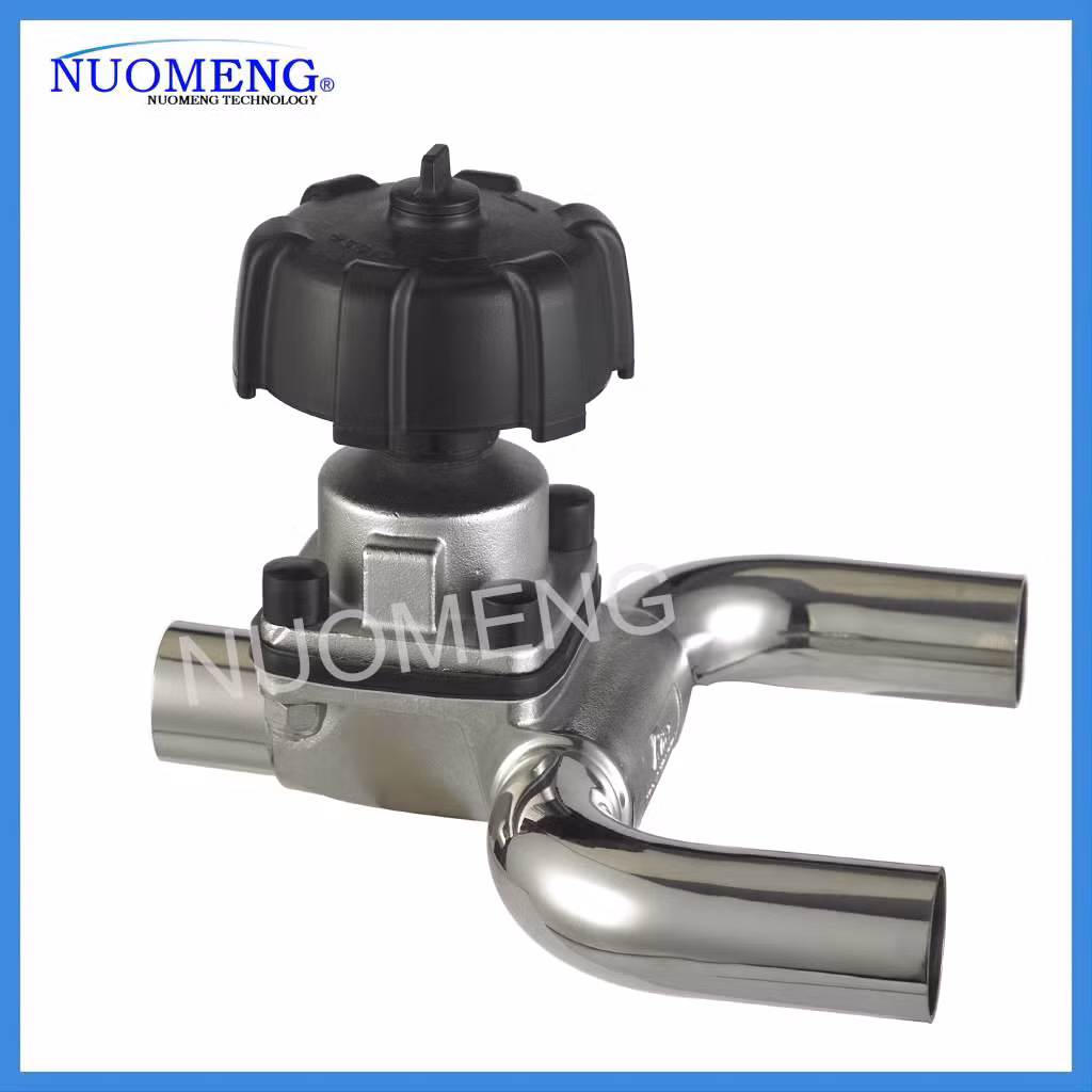 High-Quality SS304/SS316L Manual U-Type Diaphragm Valve for Sanitary Applications