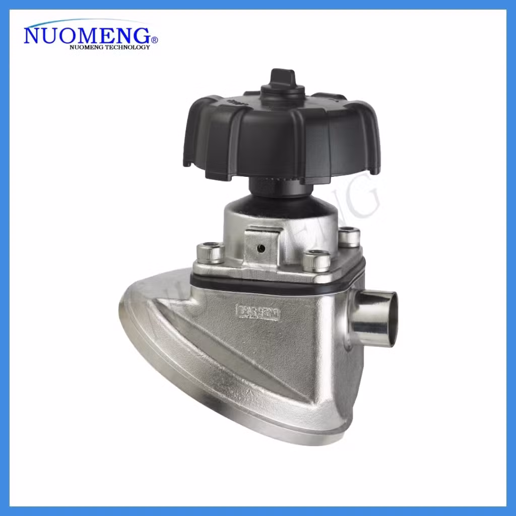 Dn Sanitary Stainless Steel SS304/SS316L Manual Tank Bottom Diaphragm Valve