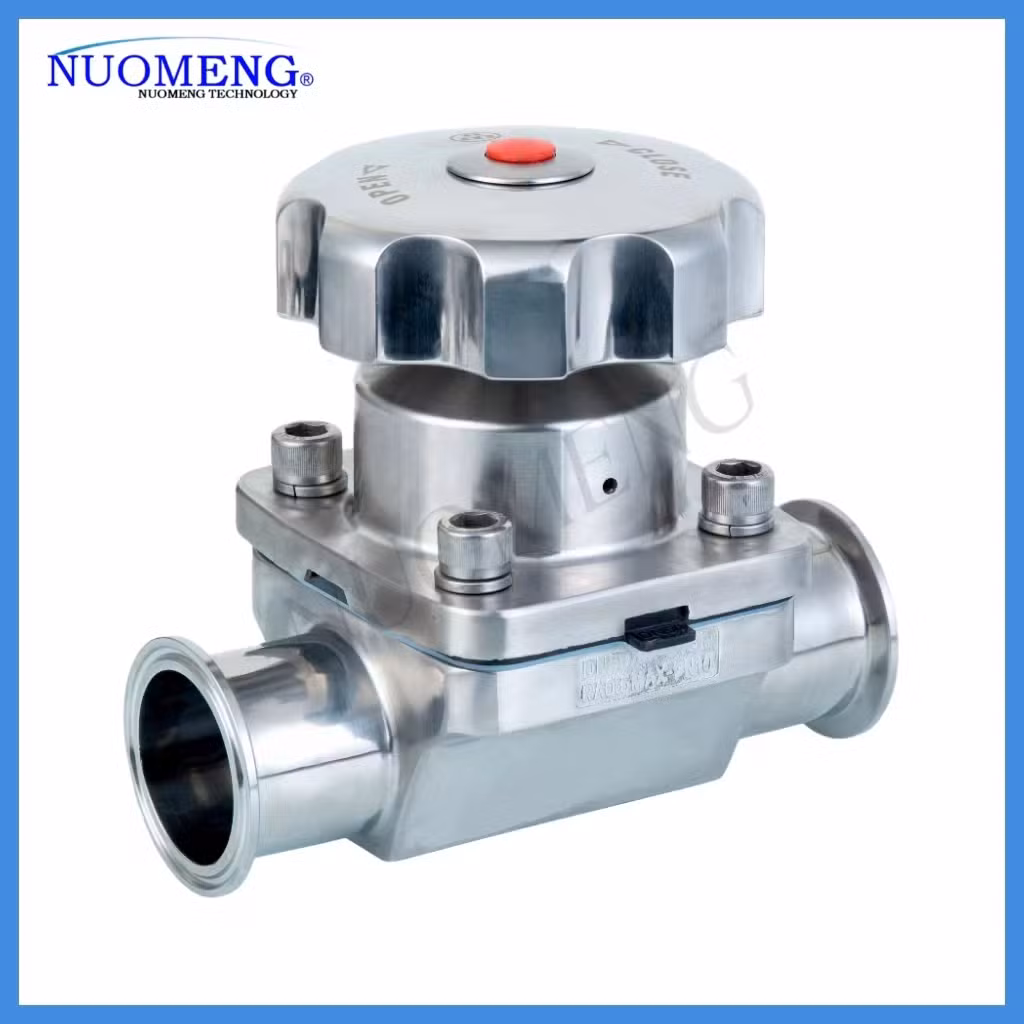 Premium SS304/SS316 Manual Clamped Diaphragm Valve for Sanitary Applications