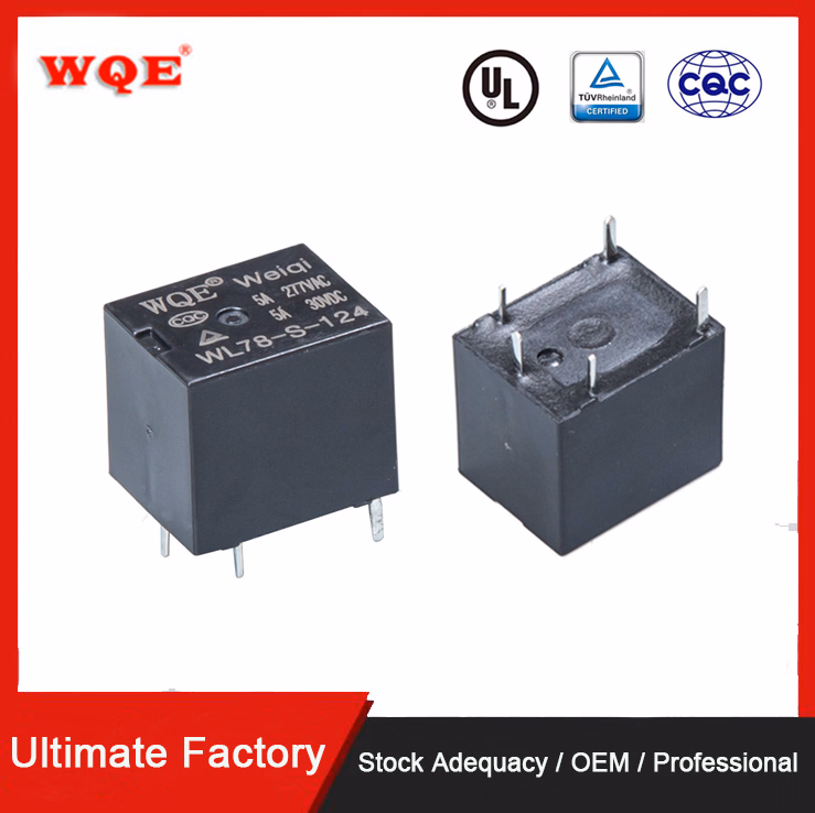20A Auto Relay Sugar Cube 5pins 24V DC Electromagnetic Miniature Relay Spdt