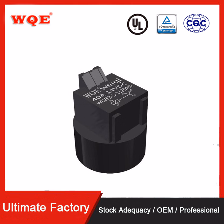 40A 60A Automotive Electromagnetic Relay with Quick Mounting Installation Wlvf3 Factory Price