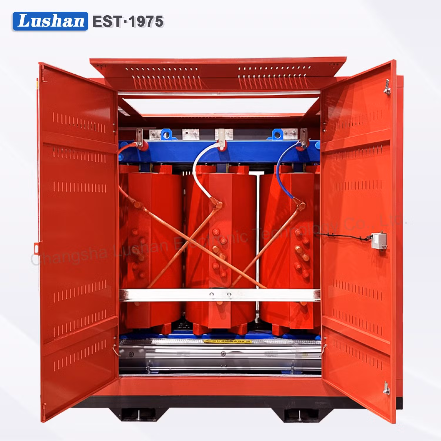 2000kVA Step Down Epoxy Resin Encapsulated Electrical Three Phase Copper Dry Type 30kVA-3150kVA/6kv-35kv High Voltage Copper Distribution Power Transformer Case