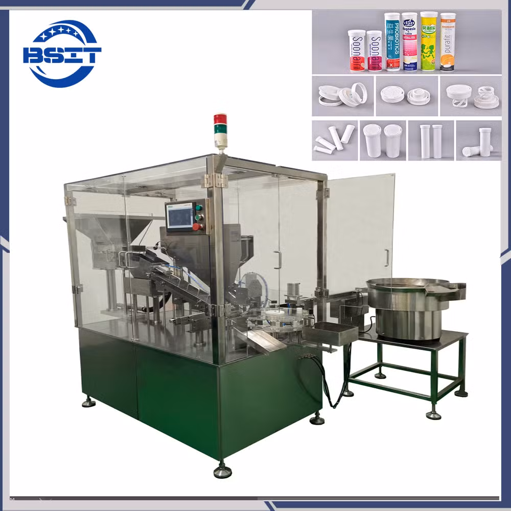 16-30mm Effervescent Tablet Into Tube Filling Counting Packing Machine Bsp-40A