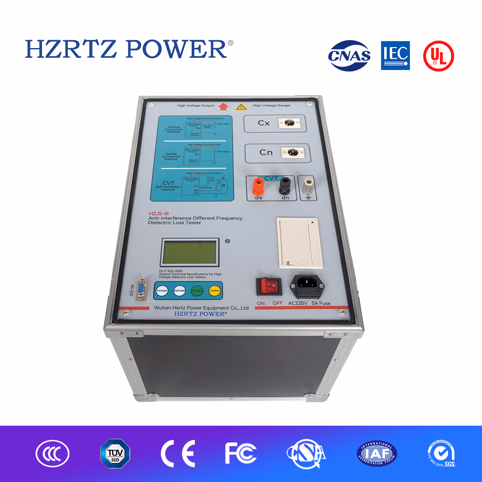 Hertz Hzjs-III Hot Sale Tan Delta Dielectric Loss Test Equipment for Power Transformer
