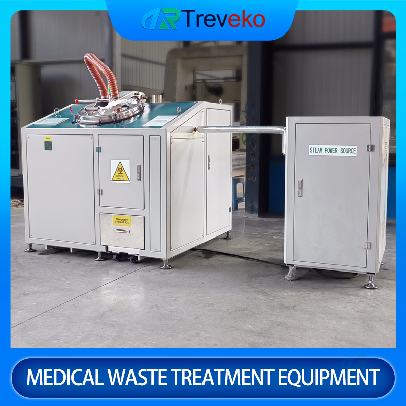 Small-Scale 100 L Integrated Microwave and Steam Medical Waste Disinfection Equipment for Clinical/Medical/Hospital/Lab/Biological/ Infectious/ Pathological