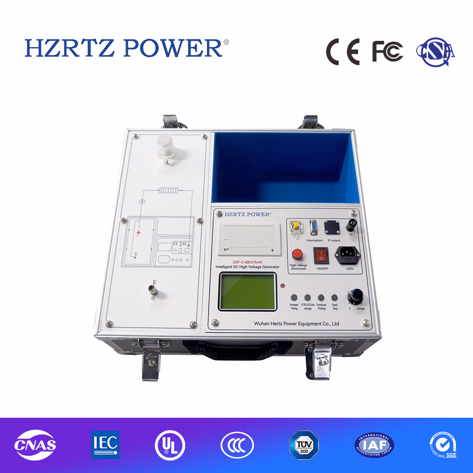 60kv 120kv 200kv Portable DC High-Voltage Generator Hv Hipot Tester for Cables/Arresters