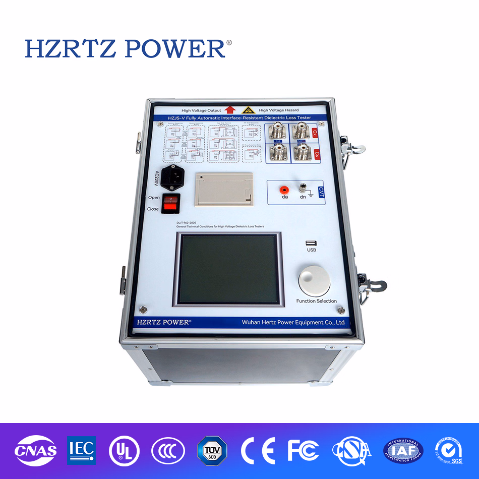 Hzjs-V Anti-Interference Dielectric Loss Automatic Measuring Instrument Transformer Dielectric Loss Factor Tester
