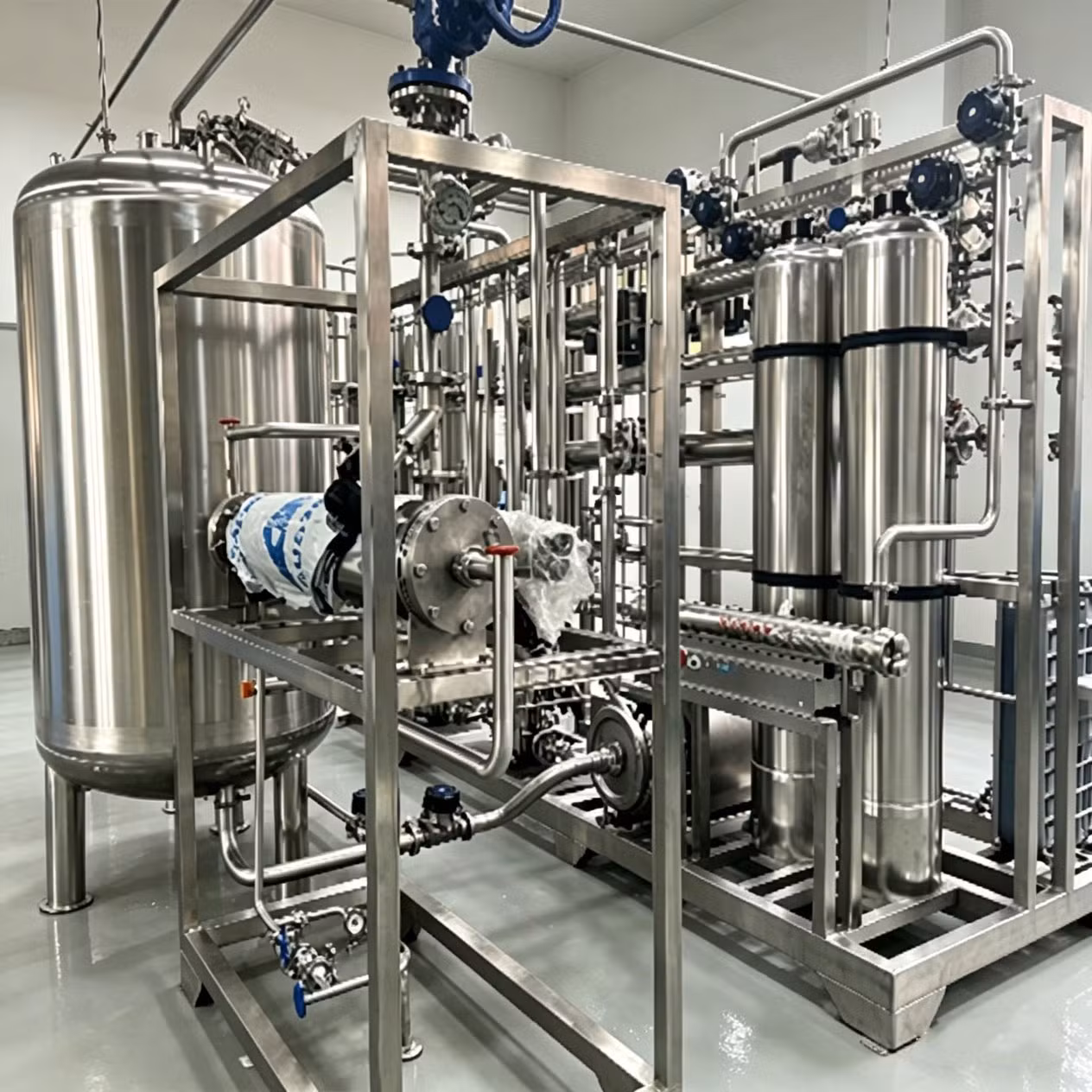 Sanitary Surface Finish Water Treatment System with Pharmaceutical Sanitary Standard